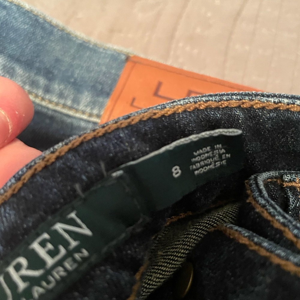 4 pair of size 8 Ralph Lauren jeans straight leg